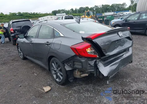 2019 Honda Civic Ex из США, поврежденный, VIN JHMFC1F36KX006340